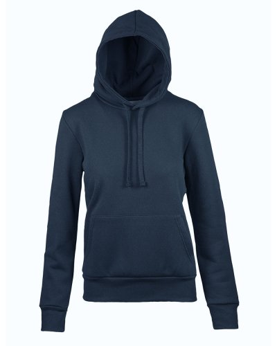Felpa donna cappuccio Blu