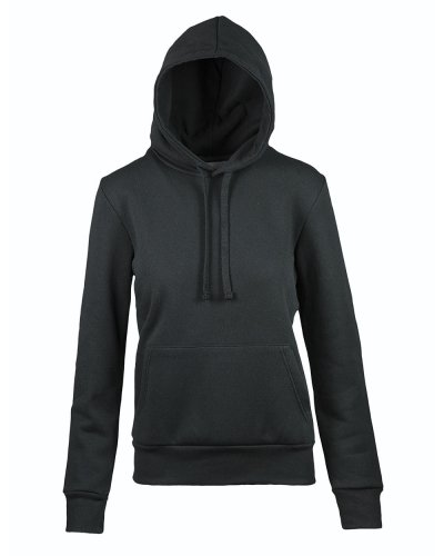 Felpa donna cappuccio Nero