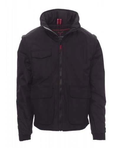 Giubbino Escape Nero/Steel grey