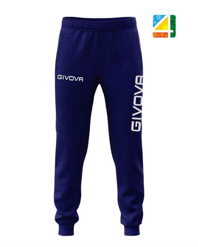 Pantalone cotone Moon Blu