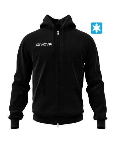 Felpa King fullzip Nero