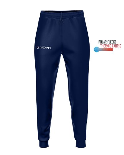 Pantalone Givova One polarfleece Blu