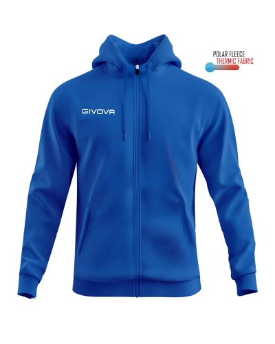 Felpa polarfleece full zip 500 Azzurro