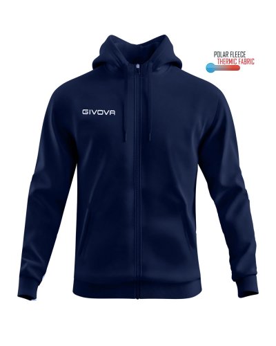 Felpa polarfleece full zip 500 Blu