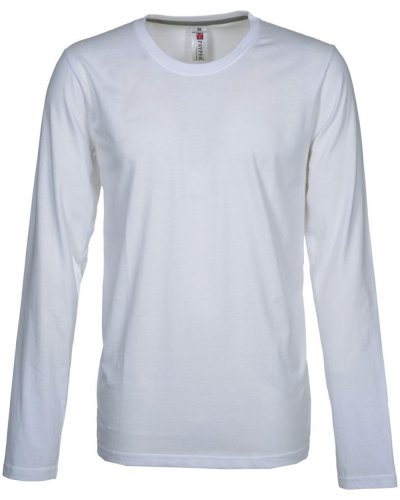 T-shirt manica lunga Pineta Uomo Bianco