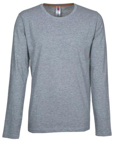 T-shirt manica lunga Pineta Uomo Grigio Melange