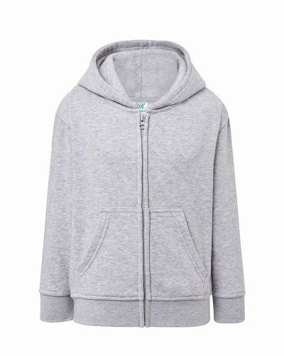 Felpa con zip e cappuccio da bambino Ash