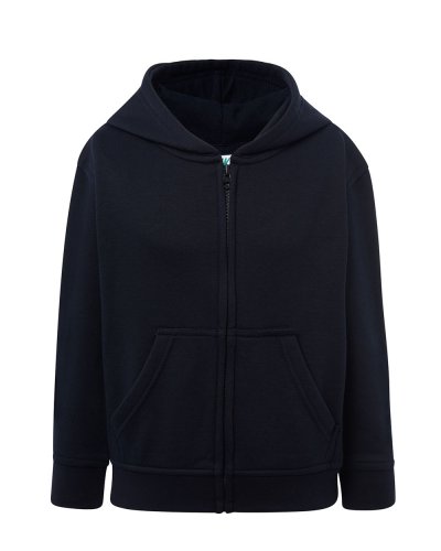 Felpa con zip e cappuccio da bambino Navy
