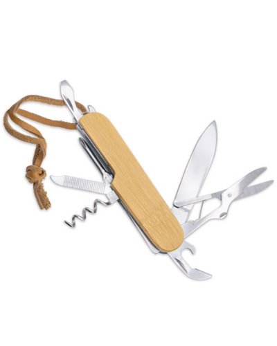 Coltello manico in bambù Aston