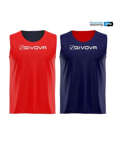 Casacca double Rosso/Blu