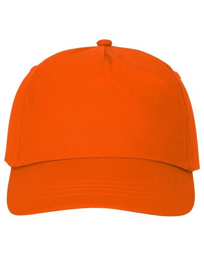 Cappellino Feniks a 5 pannelli Arancio