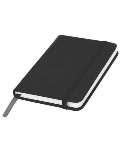 Blocco note formato A6 con copertina rigida Spectrum Nero