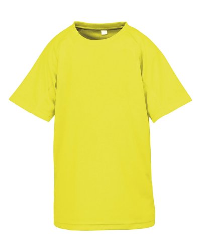 T-shirt Junior Performance Aircool Fluorescent Yellow