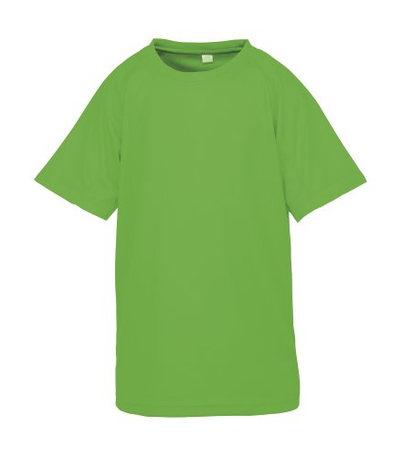 T-shirt Junior Performance Aircool Fluorescent Green