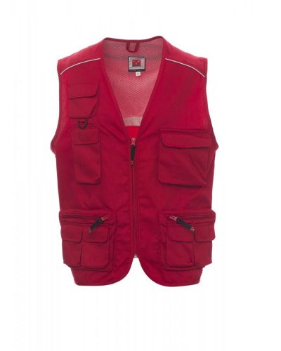 Gilet unisex Pocket Rosso