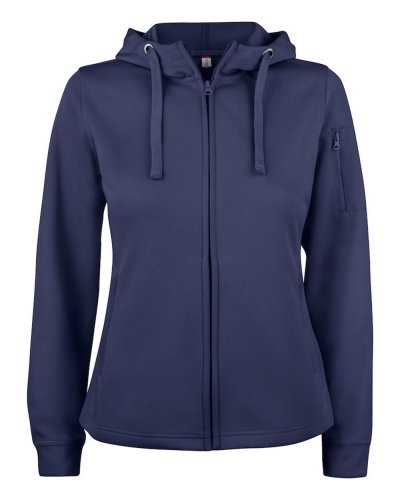 Active Hoody Full Zip Donna Blu scuro