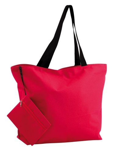 Borsa in resistente poliestere 600D Rikkel Rosso
