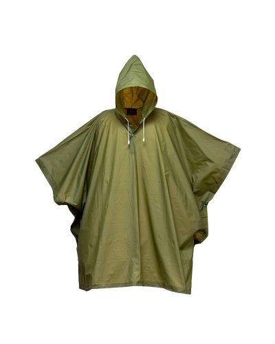 Poncho impermeabile in PVC Verde