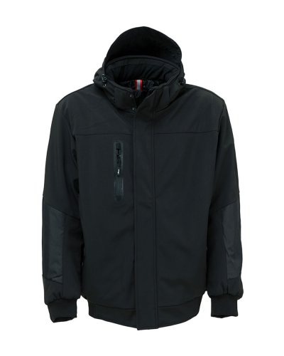 Giacca in tessuto Softshell imbottita Blaze Black carbon