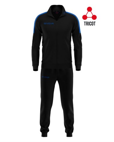 Tuta Revolution Triacetato Unisex Nero/Azzurro