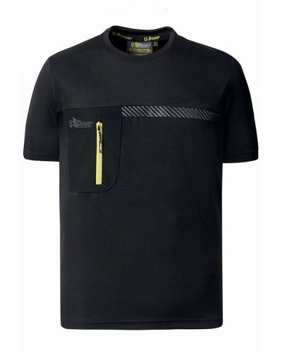 T-shirt da lavoro Christal Black carbon
