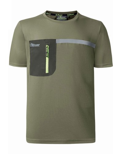T-shirt da lavoro Christal Burnt olive