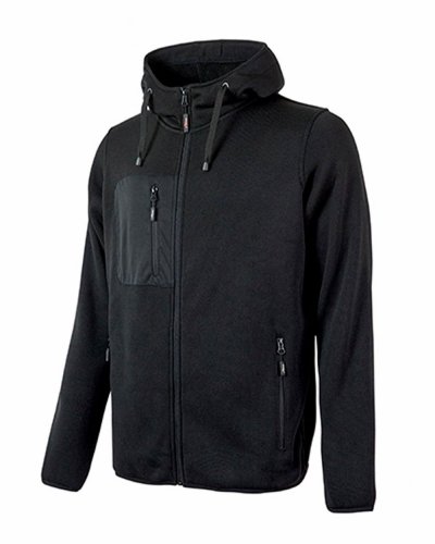 Felpa full-zip Rainbow Black carbon