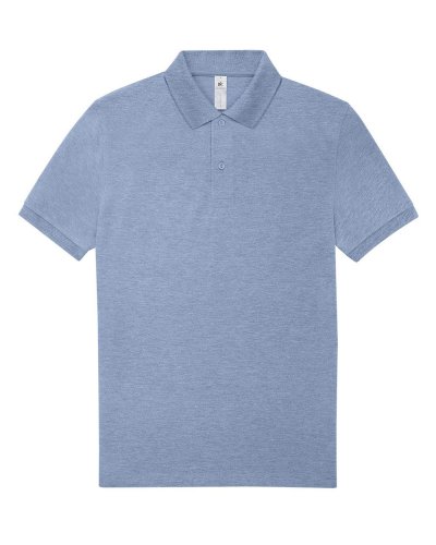 B&C My polo 210 Heather Blue
