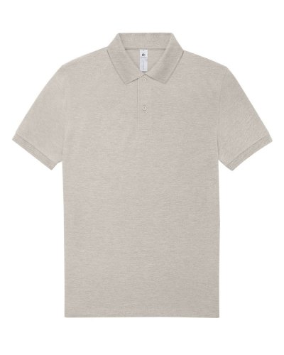 B&C My polo 210 Heather Grey Fog