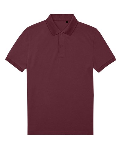 Polo uomo My Eco Polo - B&C Collection Burgundy