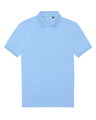Polo uomo My Eco Polo - B&C Collection Lotus Blue