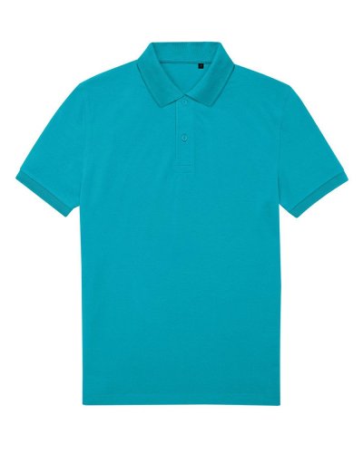 Polo uomo My Eco Polo - B&C Collection Pop Turquoise