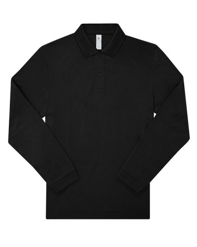 Polo uomo My Polo 180 manica lunga - B&C Collection Black