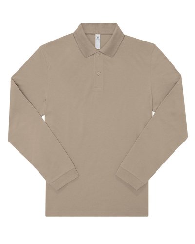 Polo uomo My Polo 180 manica lunga - B&C Collection Mastic