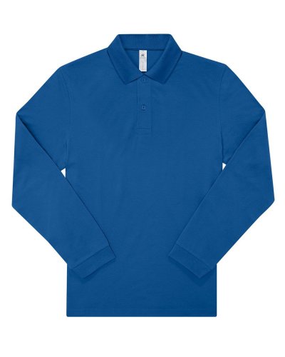 Polo uomo My Polo 180 manica lunga - B&C Collection Royal Blue