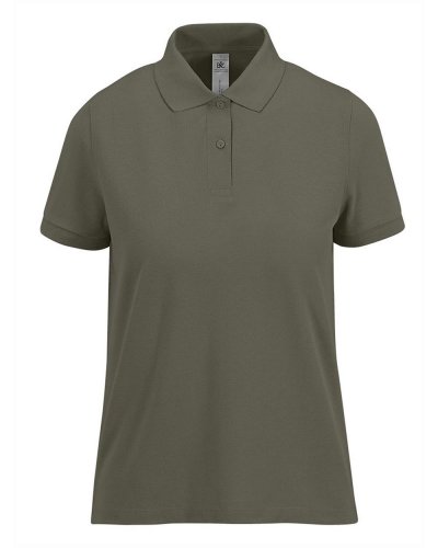 Polo donna 180 B&C Collection Camo Green