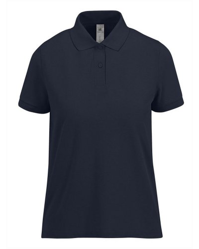 Polo donna 180 B&C Collection Navy Pure