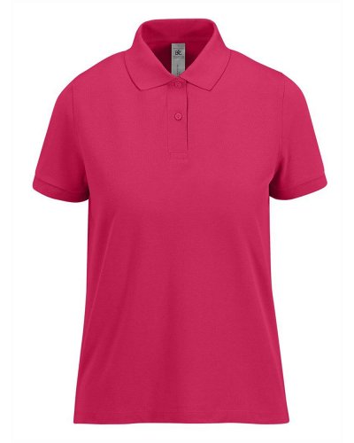 Polo donna 180 B&C Collection Meta Fuchsia