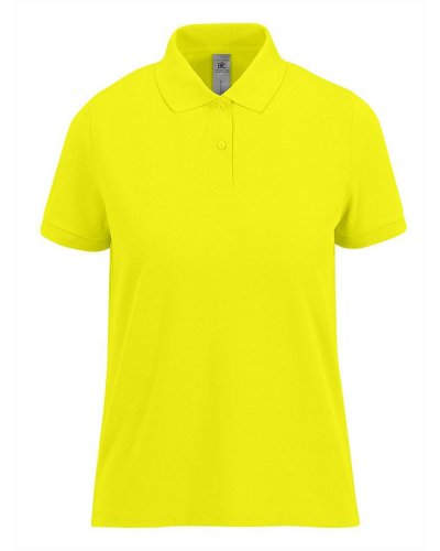 Polo donna 180 B&C Collection Pixel lime