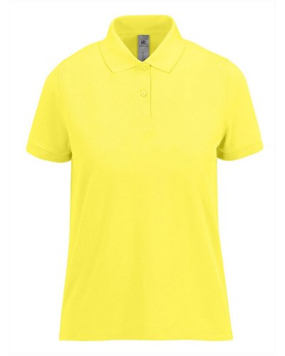 Polo donna 180 B&C Collection solar yellow