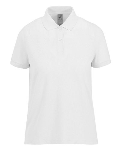 Polo donna 180 B&C Collection White