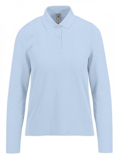 Polo donna manica lunga My Polo 180 B&C Collection Black