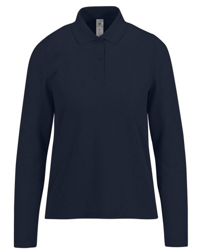 Polo donna manica lunga My Polo 180 B&C Collection Navy