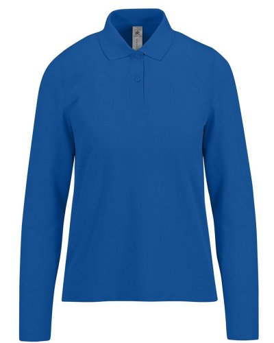 Polo donna manica lunga My Polo 180 B&C Collection Royal Blue
