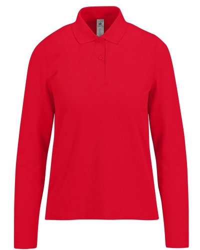 Polo donna manica lunga My Polo 180 B&C Collection Red