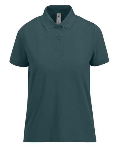 Polo donna maniche corte My Polo 210 B&C Collection Amalfi Teal