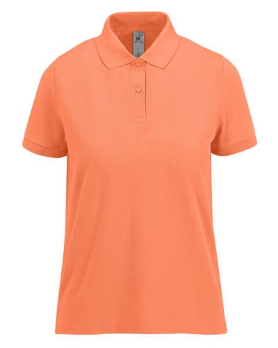Polo donna maniche corte My Polo 210 B&C Collection Amalfi Coral