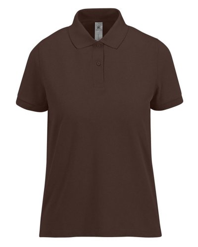 Polo donna maniche corte My Polo 210 B&C Collection Roasted Coffee