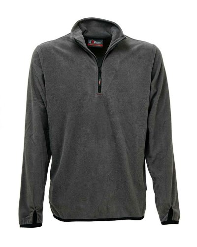Maglia da lavoro a mezza zip Artic Grey meteorite
