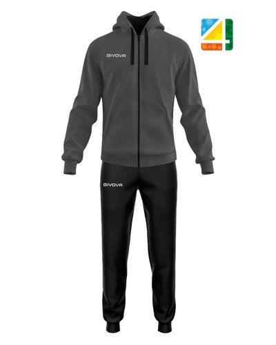 Tuta King four seasons Grigio scuro/nero